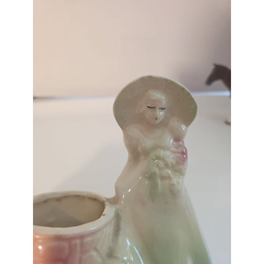 Southern Belle at the Well 1950's‎ Vintage Shawnee pottery planter